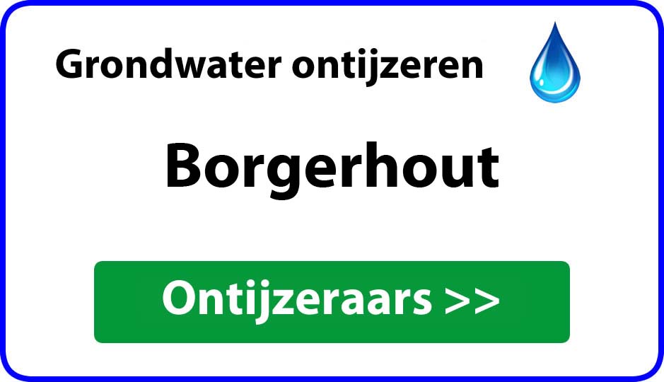 Ontijzeraar ijzer in grondwater Borgerhout