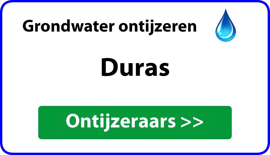 Ontijzeraar ijzer in grondwater Duras