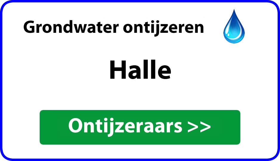 Ontijzeraar ijzer in grondwater Halle