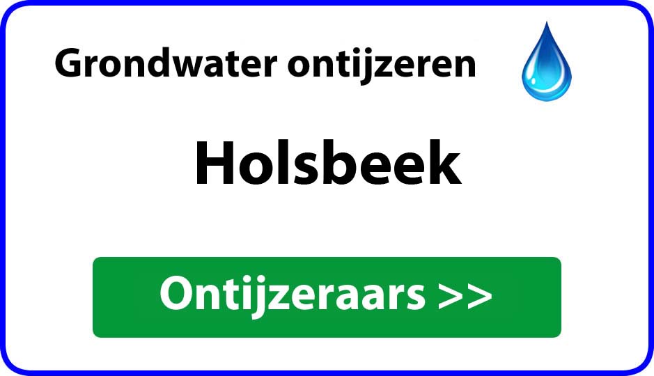 Ontijzeraar ijzer in grondwater Holsbeek