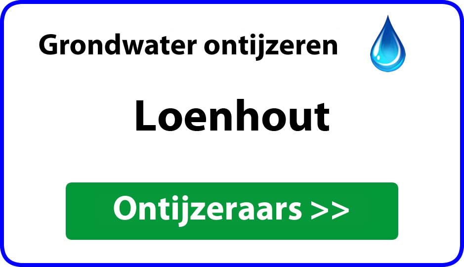 Ontijzeraar ijzer in grondwater Loenhout
