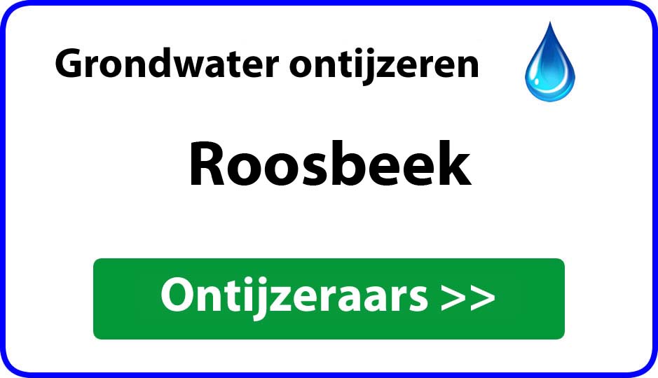 Ontijzeraar ijzer in grondwater Roosbeek