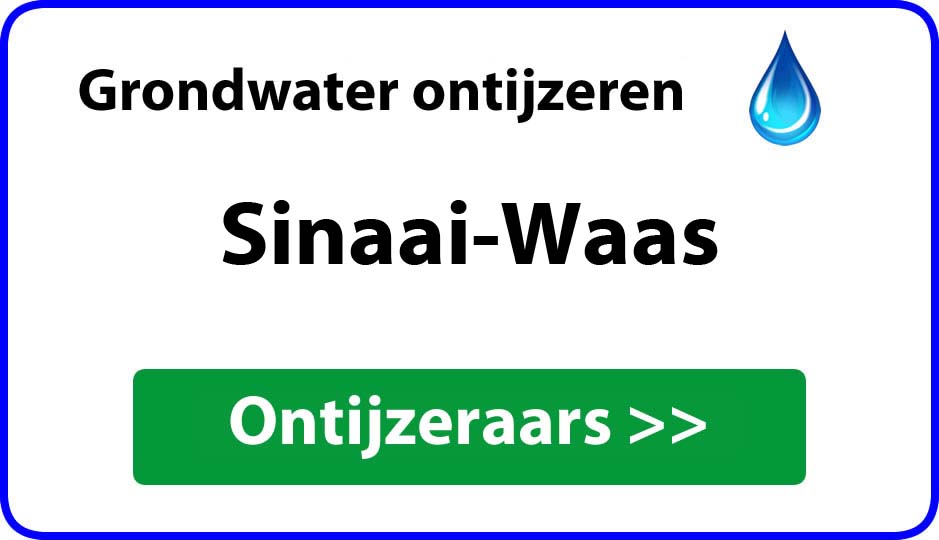 Ontijzeraar ijzer in grondwater Sinaai-Waas