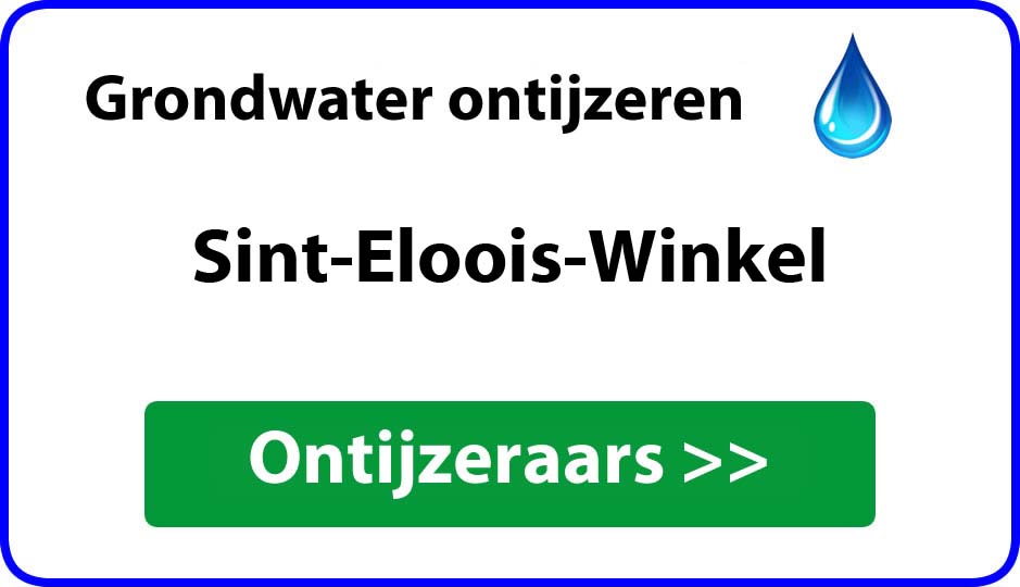 Ontijzeraar ijzer in grondwater Sint-Eloois-Winkel
