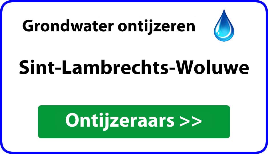Ontijzeraar ijzer in grondwater Sint-Lambrechts-Woluwe
