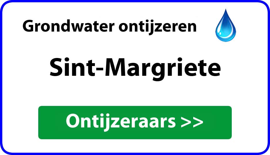Ontijzeraar ijzer in grondwater Sint-Margriete