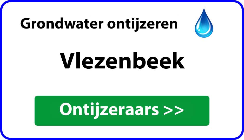 Ontijzeraar ijzer in grondwater Vlezenbeek