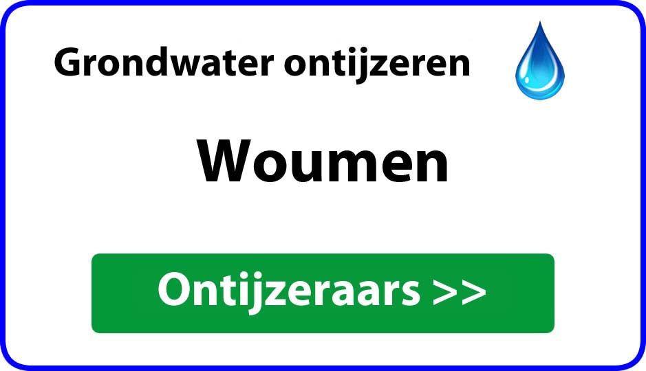 Ontijzeraar ijzer in grondwater Woumen
